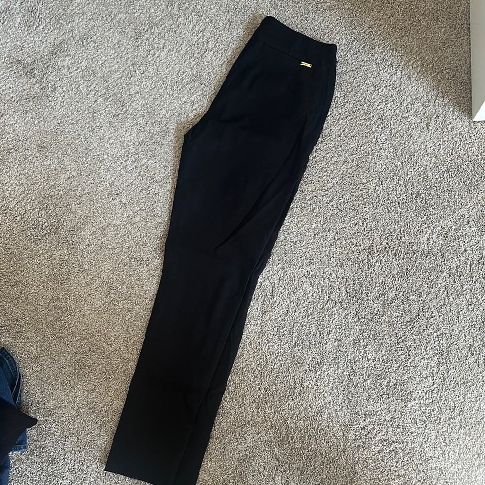 Calvin Klein pull on high waisted stretch dress pants